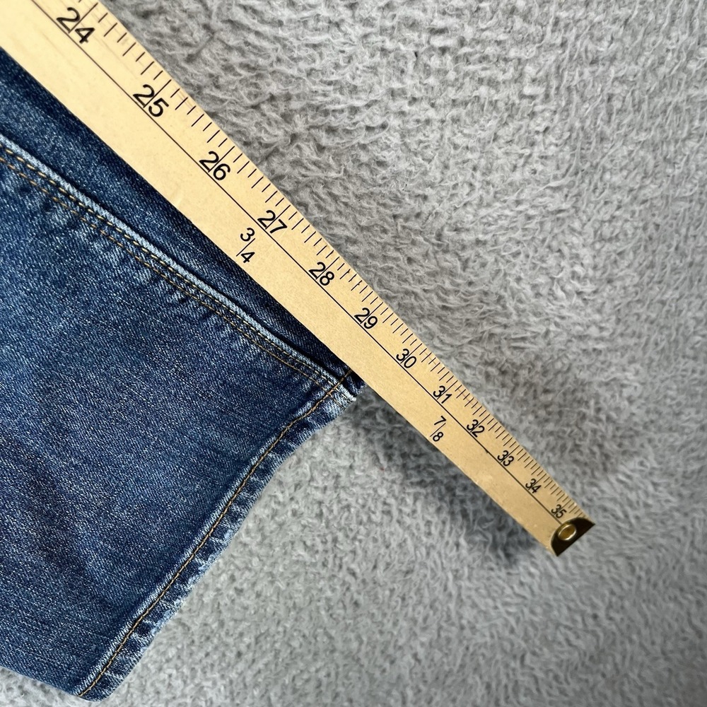 Levi's Jeans Womens 28x30 Blue 525 Perfect Waist Boot Cut Flap Pockets Denim - Picture 10 of 12
